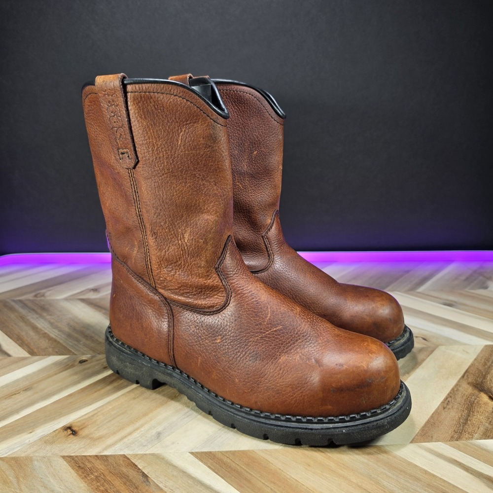 Red Wing 2249 Men's 11.5 EE Brown Leather Steel Toe 10in Pull On Work Boots